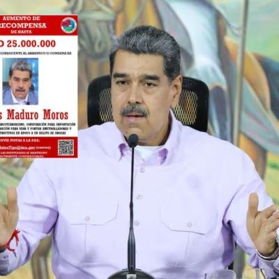Estados Unidos ofrece 25 millones de dólares por Nicolás Maduro y sus ministros, señalados por nexos con el Cártel de los Soles