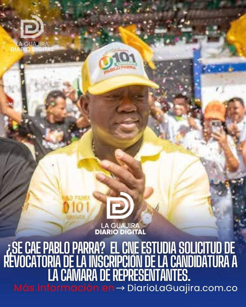 ¿Se Cae Pablo Parra? CNE estudia solicitud de revocatoria del candidato Pablo Parra