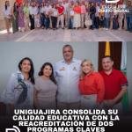 Uniguajira consolida su calidad educativa con la reacreditación de dos programas claves