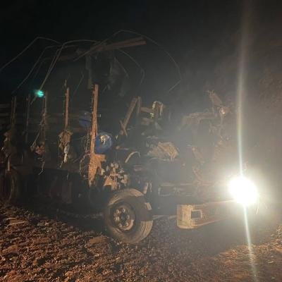 Atacan con explosivos a un camión que transportaba militares en Balboa Cauca.