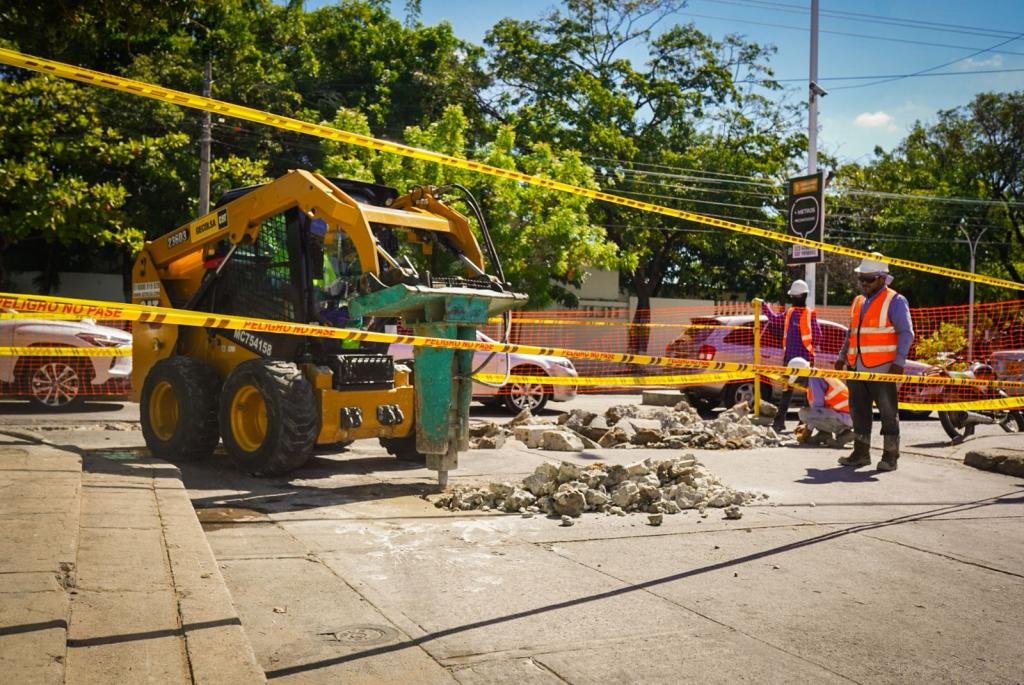Riohacha avanza con éxito en la reparación de su malla vial