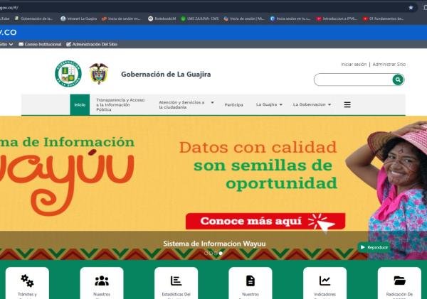 Gobernación de La Guajira habilita acceso directo al Geovisor del Sistema de Información Wayúu
