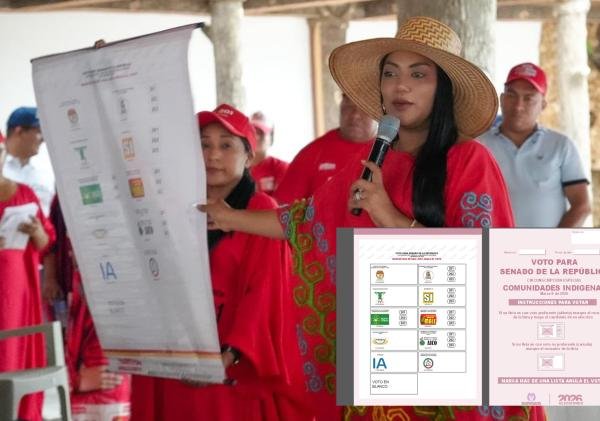 ¡NO LO OLVIDES! - El tarjetón rosado es el que deben pedir los guajiros para votar al Senado de la República