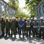 La Guajira recupera conexión con Magdalena tras apertura de puente militar en Mendihuaca
