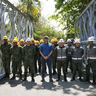 La Guajira recupera conexión con Magdalena tras apertura de puente militar en Mendihuaca