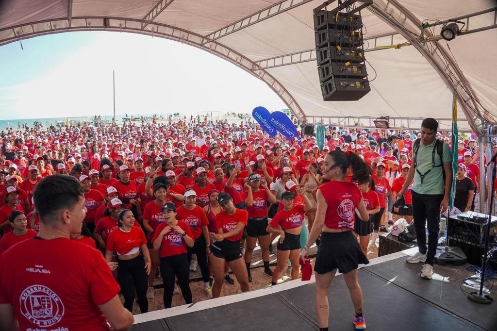 Más de 5 mil personas participaron en la variada agenda “Actívate con el Mar 2.0”, liderada por la Gobernación de La Guajira
