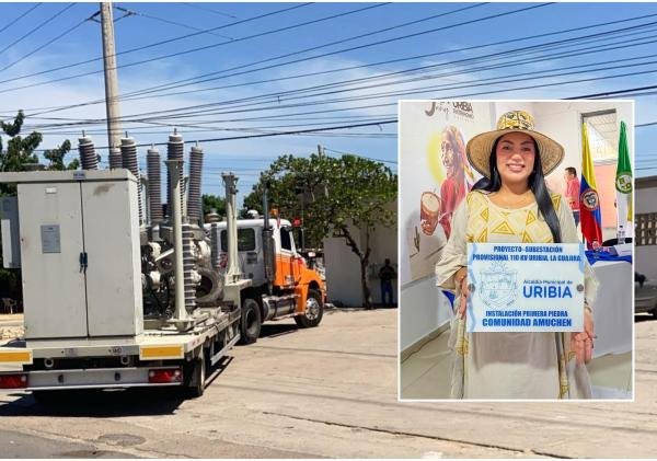 Martha Peralta Epieyú le cumple a Uribia y Manaure: subestación móvil de energía ya va camino a esos municipios*