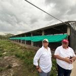 Gobernador Jairo Aguilar entrega proyecto avícola que beneficiará a 100 familias de Mayabangloma