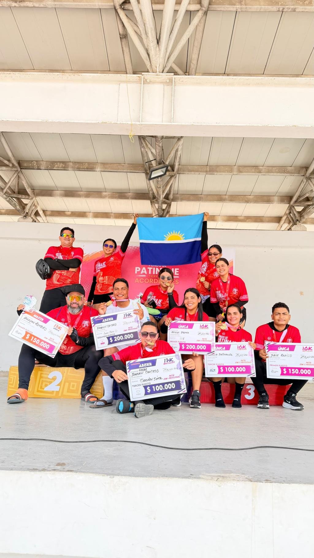 La Guajira hace historia en el Fondo de Patinaje Tierra de Acordeones