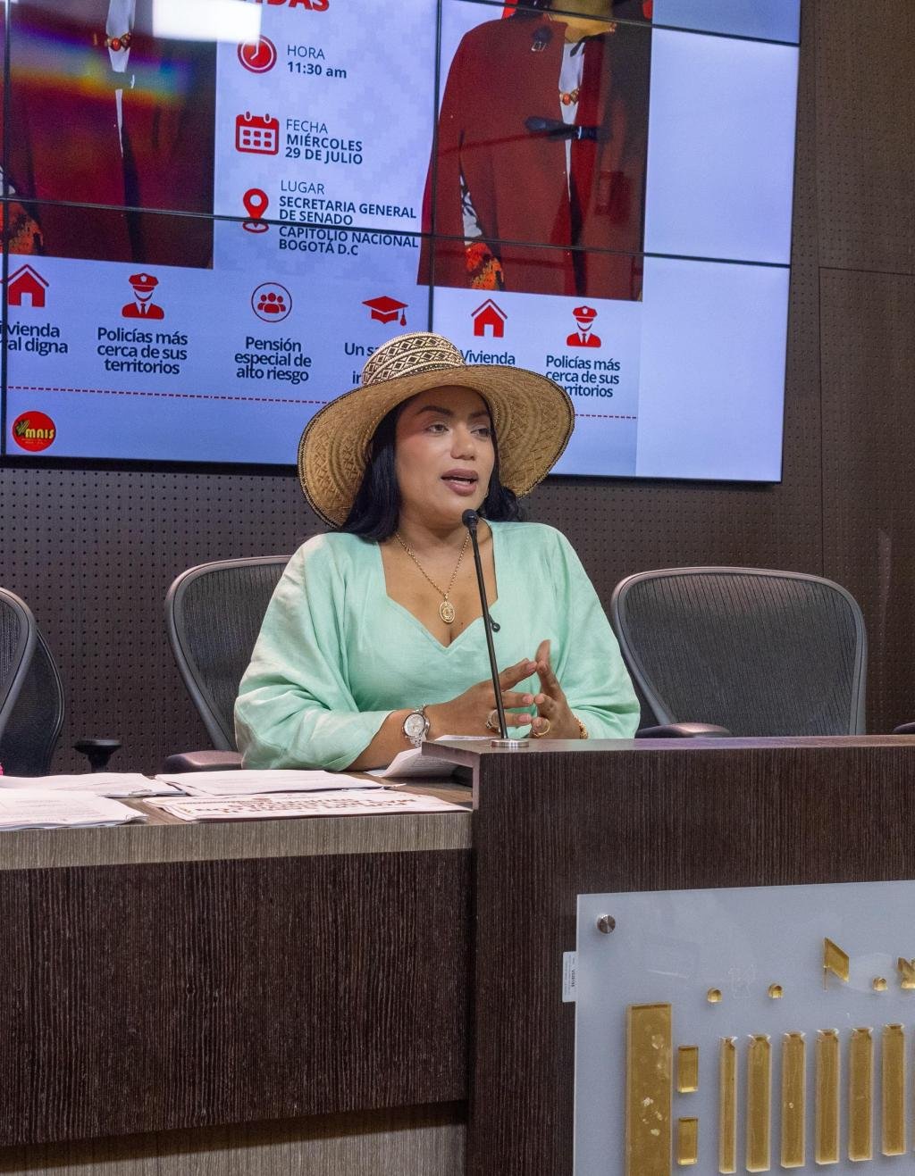 Senadora Martha Peralta Epieyú arranca el nuevo periodo legislativo con la radicación de cuatro proyectos de ley