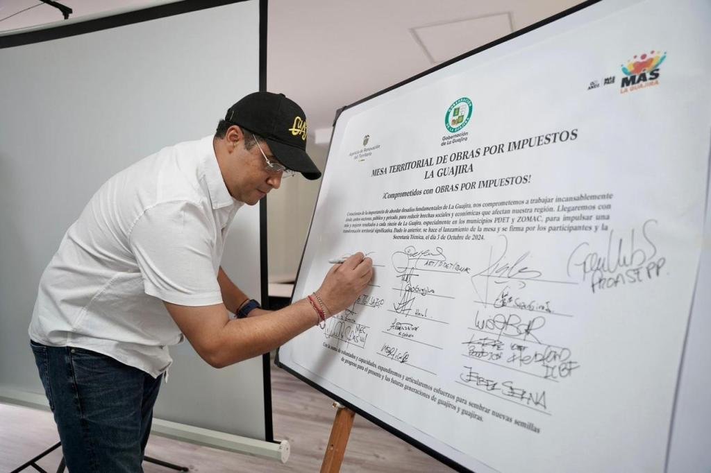 La Gobernación de La Guajira avanza en el cierre de brechas con el mecanismo de obras por impuestos