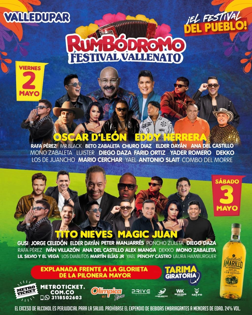 ¡El Festival del Pueblo, Rumbódromo Festival Vallenato, Inicia la Segunda Preventa!