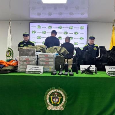 Policía captura a dos presuntos ladrones del robo a un carro de valores en el aeropuerto de Riohacha