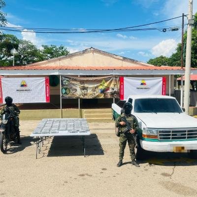 Más de 15.000 millones de pesos en cocaína del ELN fueron incautados por el Ejército Nacional en La Guajira