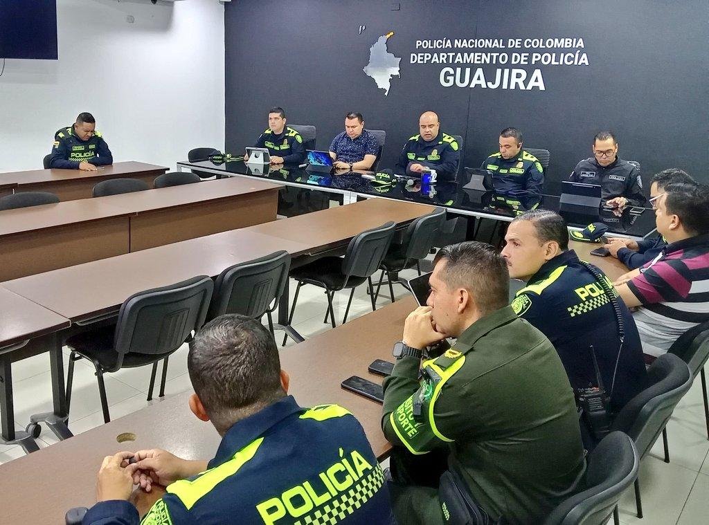 Policía Nacional garantiza manifestaciones pacíficas en La Guajira durante el Día del Trabajo