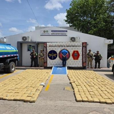 No transportaba agua, llevaba marihuana: Ejército Nacional incauta más de media tonelada del estupefaciente en La Guajira