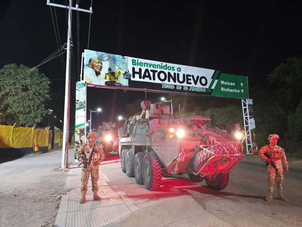 Hatonuevo recibe respaldo militar para fortalecer la seguridad.